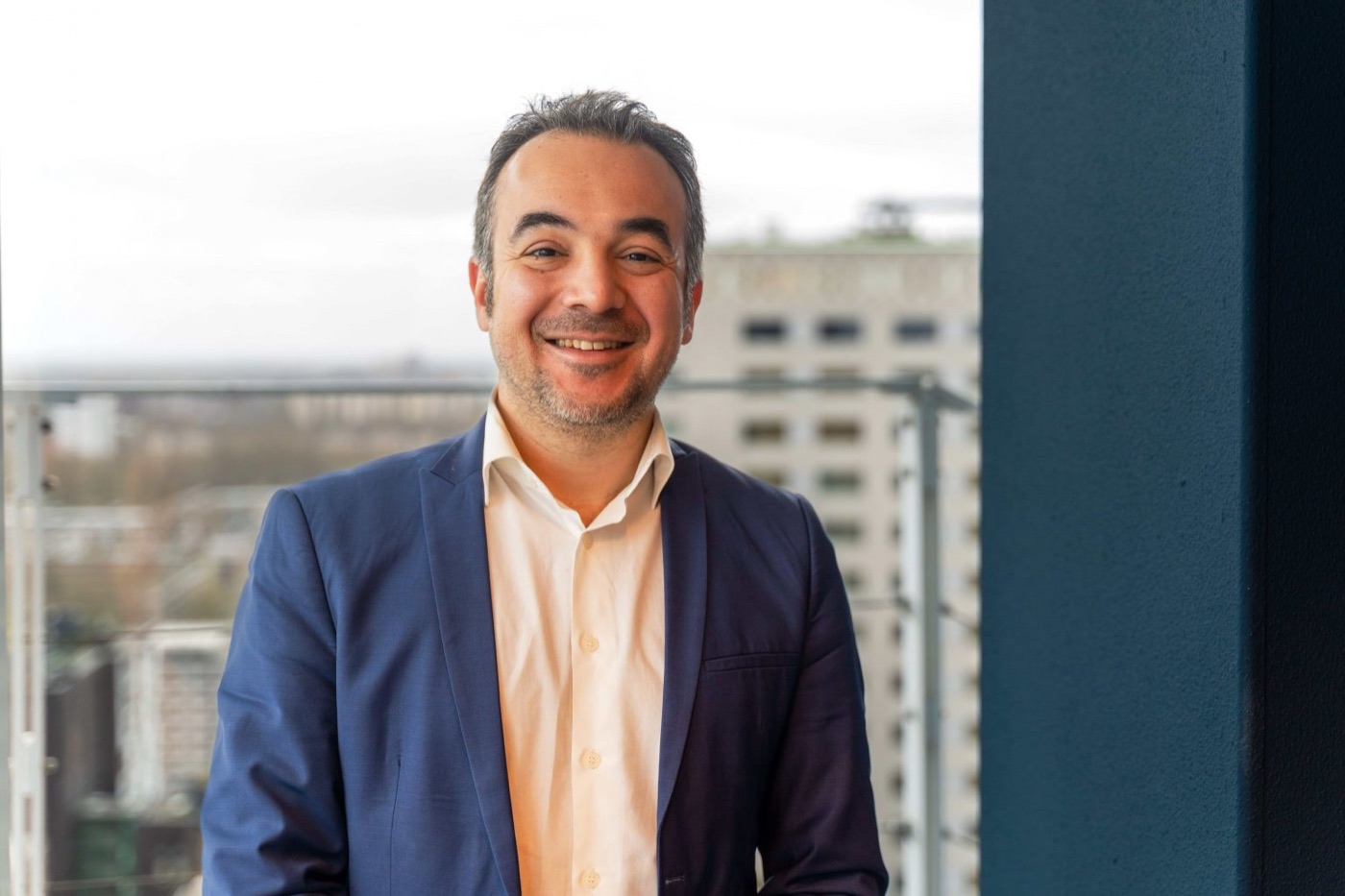 Mustafa Aktas in the Portera office in Amsterdam